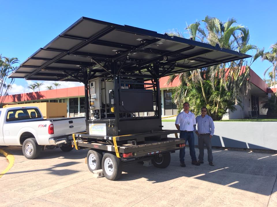 Mobile solar station